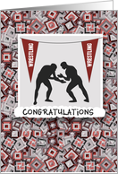 Made Wrestling Team Congratulations card