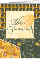 Bountiful and Beautiful Thanksgiving Day card