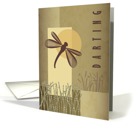 Darting Dragonfly Happy Birthday card (1362490)