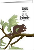 Squirrel Out on a Limb Boss’s Day card