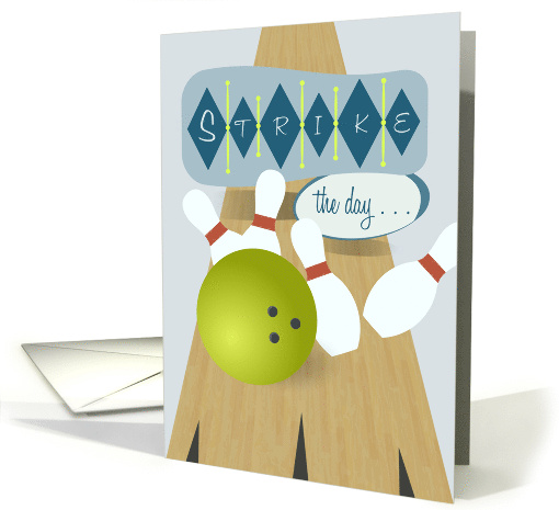 Bowling Lane Father's Day card (1384180)