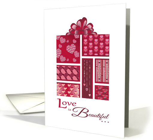 Love is Beautiful Package Anniversary card (1385710)