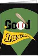 Luck Strikes Good Luck Baseball card