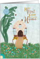 Egg House First Easter in Your New Home card