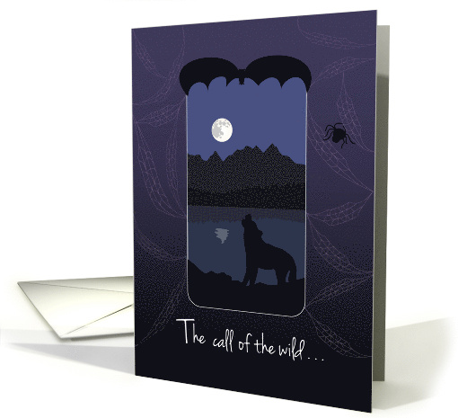 Night is Howling for You Happy Halloween card (1546010)