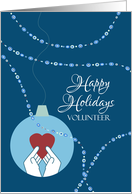 Ornament Volunteer Happy Holidays card