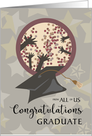 Graduation From All of Us Confetti card