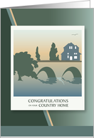 Congratulations Bridge Country House card