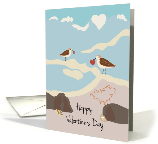 Beach and Sea Happy Valentine's Day card (1757166)