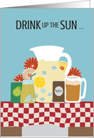 Drink up the Sun Happy Summer card