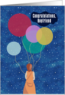 Congratulations Boyfriend Out of this World card
