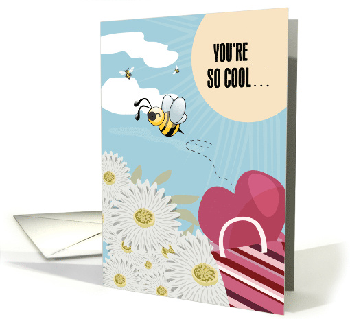 Bee Cool Valentines Day For Children card (1816570)