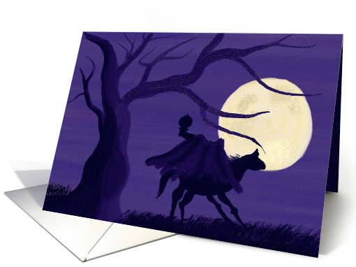 Haunted Hollow Halloween card (713006)