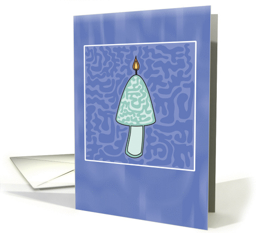 Mushroom Birthday Candle card (719545)