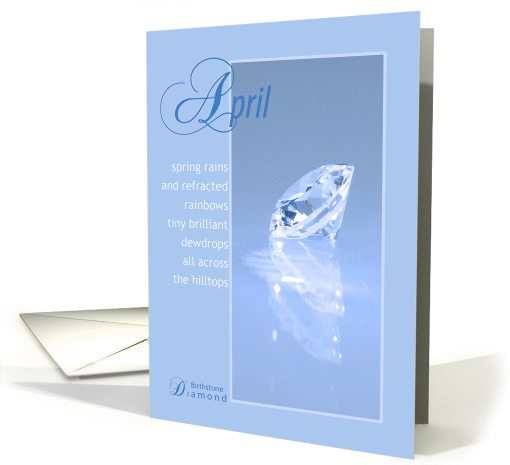 April Birthstone Birthday card (732982)