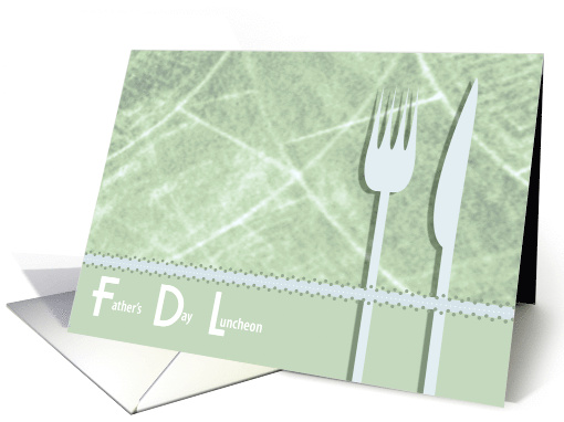Green Marble Father's Day Luncheon Invite card (826133)