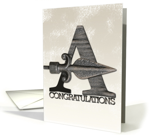 Grades Straight as an Arrow Congratulations card (870273)