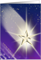 Shooting Star Gold Star Mother’s Day card