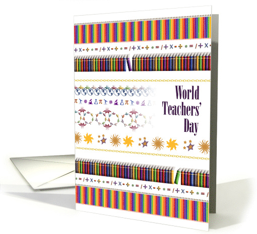 Education Rows World Teachers' Day card (966749)