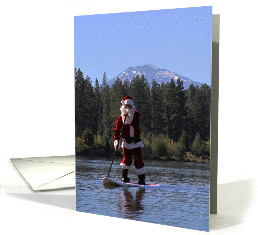 Santa SUPs the Deschutes! card (715137)