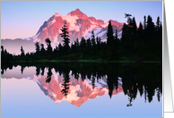 HAPPY BIRTHDAY EVENING AT MOUNT SHUKSAN card