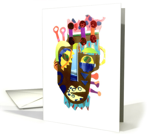 Spots and shapes Blank Any Occasion card (1649236)