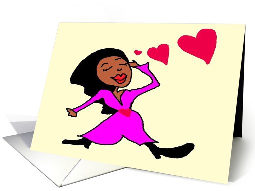 African American Woman card (735431)