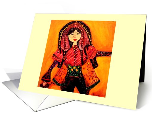 Afghan woman card (752468)