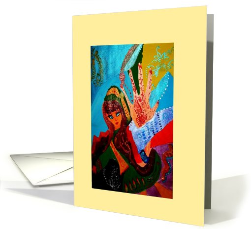 Afghan dance card (753952)