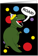 Birthday T-Rex Dinosaur card