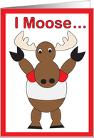 Canada Day Moose card