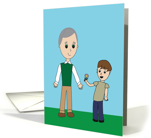 For Grandpa on Grandparents Day from Grandson card (1625730)