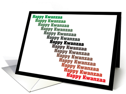 Happy Kwanzaa card (858715)