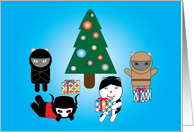 Kitty Protectors Christmas Card