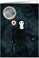 Grim Reaper Death Halloween Party Invitation card