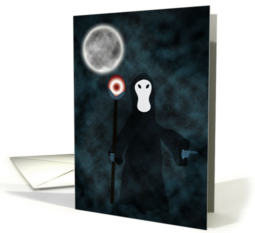 Grim Reaper Death Halloween card (951997)