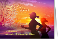 Thank You for Your Support Charity Walk or Run Custom Front card