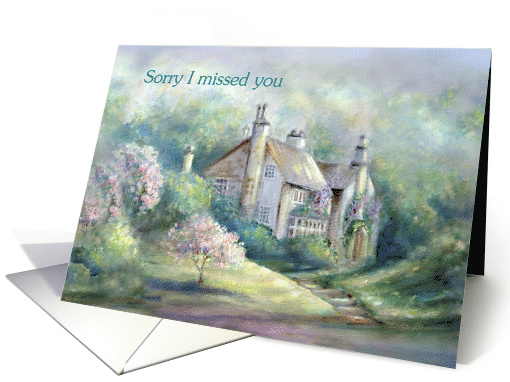Sorry I Missed You from Sales Solicitation with Country Home card