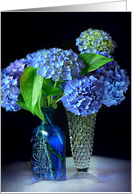 Apology Forgive Me I’m Sorry Blue Hydrangeas card