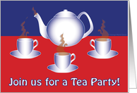 Join us for a Tea Party! card