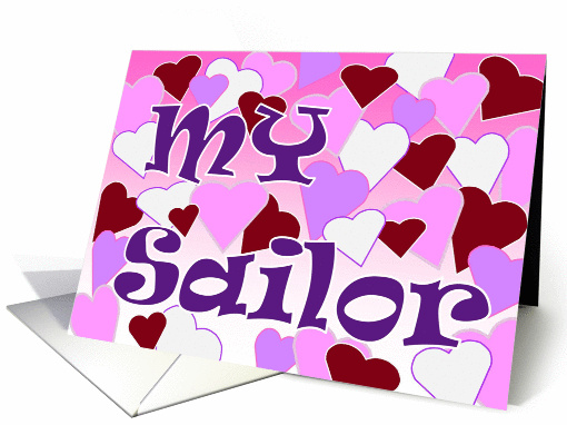 Sailor - I Love & Wait for My Sailor - Happy Valentine's Day card
