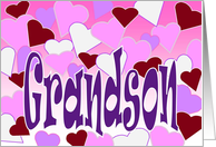 Grandson - Thousand Reasons I Love You - Happy Valentine’s Day card