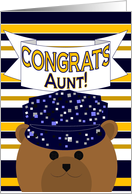 Congrats Aunt! Naval Working Uniform Wearing Member card