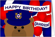 Grandson -Happy Birthday to My Favorite Coast Guardsman! Coast Guard card