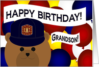 Grandson -Happy Birthday-Favorite Emergency Medical Technician card