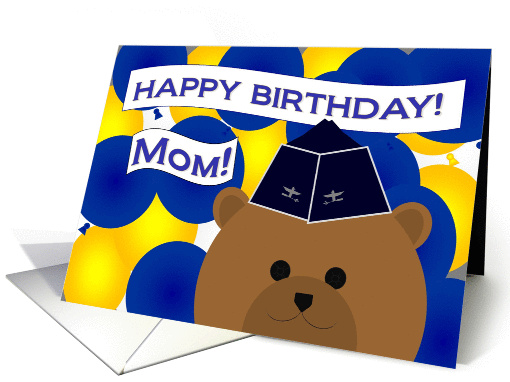 Mom - Happy Birthday to My Favorite Air Force Officer! card (1043189)