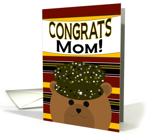 Mom - Congrats on Promoting to Sergeant Major/SGM! card (1043721)