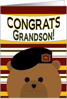 Congrats, Grandson! Army Officer - Any Award/Recognition card