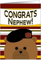 Congrats, Nephew! Army Officer - Any Award/Recognition card