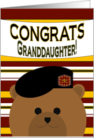 Granddaughter - Congrats! 2nd Lieutenant Army Commissioning card